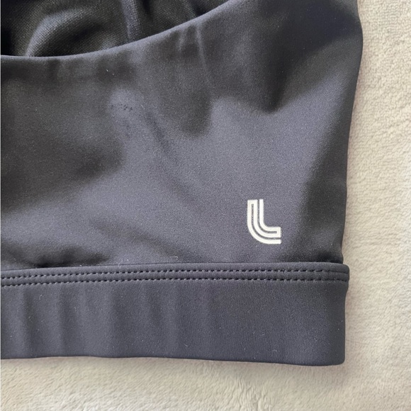 Lolë Black Sports Bra Convertible High Impact Hook Back Workout Active Top - Picture 11 of 13